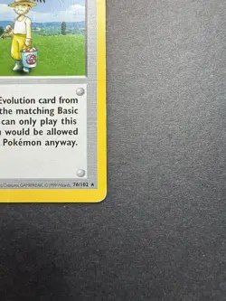 Pokemon Cards: Base Set 1st Edition Rare: Pokemon Breeder 76/102 - Image 4