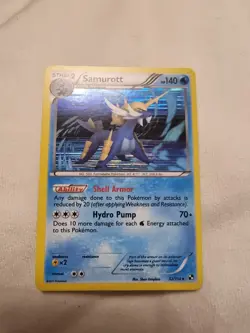 Pokemon TCG Samurott Black White 32/114 Holo Holo Rare - Image 1