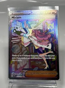 2023 Pokemon SV Scarlet & Violet Miriam 251/198 Special Illustration Rare SIR - Image 1