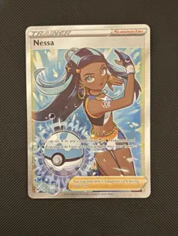 Nessa TG27/TG30 Holo Full Art Ultra Rare Trainer Gallery Pokemon Lost Origin NM - Image 1
