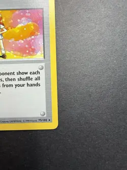 Pokemon Cards: Base Set 1st Edition Rare: Lass 75/102 - Image 4