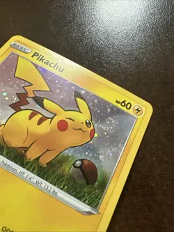 Pikachu SWSH039 Cosmos Holo SWIRL NM Pokemon TCG Sword & Shield Black Star Promo - Image 2