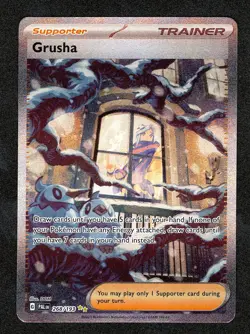 Pokemon TCG Grusha 268/193 Paldea Evolved Special Illustration Rare NM - Image 1