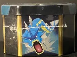 Pokemon Sun & Moon Hidden Fates Gyarados GX Tin Factory Sealed - Image 2