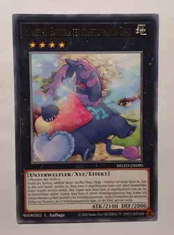 Yugioh Number 41: Bagooska the Terribly Tired Tapir MGED-DE090 Premium Rare 1st - Image 1