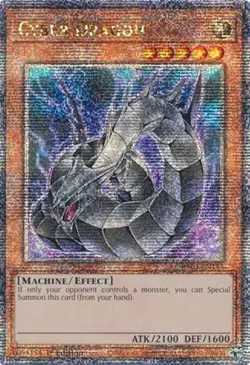 Cyber Dragon (Quarter Century Secret Rare) - 1st Edition RA03 NM YuGiOh - Image 1