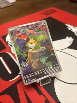 Pokemon TCG Sewaddle Card 87/86 SV White Flare Holo English Edition Near Mint - Image 2