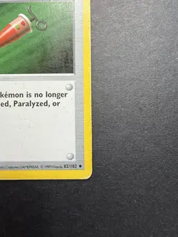 Pokemon Cards: Base Set 1st Edition Uncommon: Full Heal 82/102 - Image 4