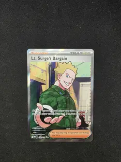 LT. SURGE'S BARGAIN - 170/132 - MEGA EVOLUTIONS - POKEMON CARD - Image 1