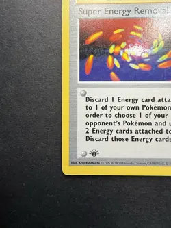 Pokemon Cards: Base Set 1st Edition Rare: Super Energy Removal 79/102 - Image 5