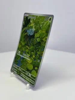 Pokemon TCG Bulbasaur Scarlet Violet-151 Illustration Rare Card 166/165 NM - Image 4