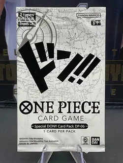 One Piece Card Game Special DON!! Card Factory Sealed Promo Pack DP-06 Emperors - Image 1