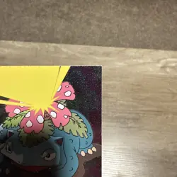 Venusaur E3 Embossed Holo Black Logo Topps Mewtwo Strikes Back Pokemon Card - Image 3