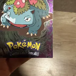 Venusaur E3 Embossed Holo Black Logo Topps Mewtwo Strikes Back Pokemon Card - Image 5