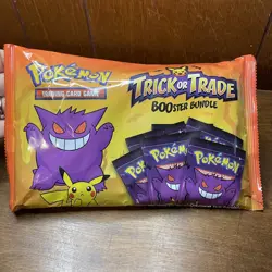 Nintendo Pokemon TCG BOOster Gengar Trick Or Trade Bundle - 120 Cards NEW SEALED 820650850783 - Image 1