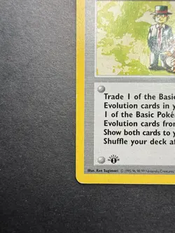 Pokemon Cards: Base Set 1st Edition Rare: Pokemon Trader 77/102 - Image 5