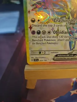 Pokemon TCG Hydreigon EX Ultra Rare Holo Card NM Condition 223/191 Surging SSP - Image 5