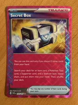 Pokemon TCG Trainer Card Secret Box 163/167 Holo Rare, Near Mint Condition - Image 1