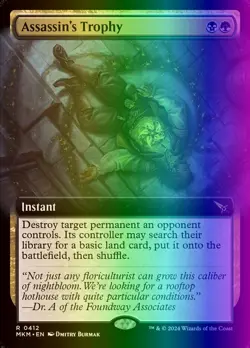 MTG Assassin's Trophy (412/462) Murders at Karlov Manor LP FOIL - Image 1