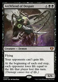 [1x] Archfiend of Despair Near Mint, English Commander Masters MTG Magic - Image 1