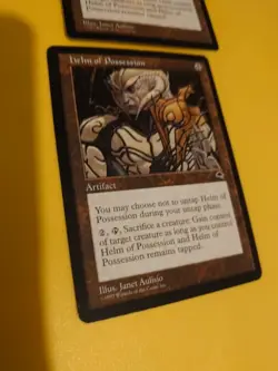 Helm of Posssession x2 Artifact Tempest. Old Vintage. Mtg Card 1 Damaged - Image 4