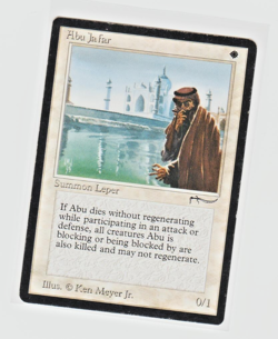 Magic the Gathering ~ MTG ~ 1x Abu Ja'far ~ SCANS ~ Arabian Nights #2 - Image 1