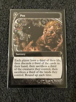 Magic The Gathering MTG - Pox (Future Sight) - Mystery Booster 2 - Image 1