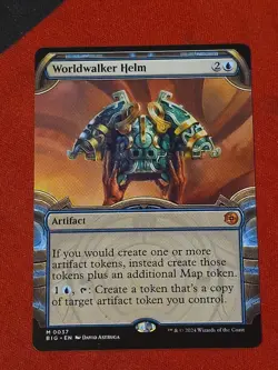 Worldwalker Helm (Showcase) Outlaws of Thunder Junction: the Big Score Regular - Image 1