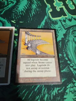 Magic The Gathering 2x Arena Of The Ancients : 1 LP Legends, 1 NM Chronicles - Image 5