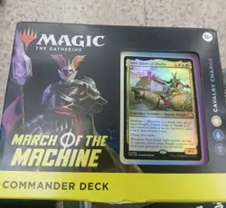 Magic the Gathering MTG TCG March of the Machine Cavalry Charge Commander Deck - Image 1