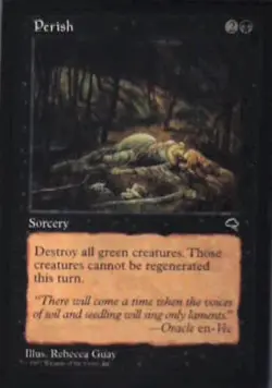 Perish - The List Reprints: #TMP-147, Magic: The Gathering Nm R55 - Image 1