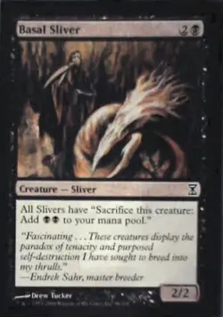 Basal Sliver - Time Spiral: #96, Magic: The Gathering Nm R55 - Image 1
