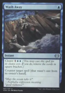 Wash Away - Innistrad: Crimson Vow: #87, Magic: The Gathering Nm R53 - Image 1