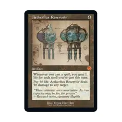 WOTC The Brothers' War: Retro Frame Artif Aetherflux Reservoir (Schematic) NM - Image 1