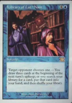 Library of Lat-Nam - Classic Sixth Edition: #78, Magic: The Gathering Nm R42 - Image 1