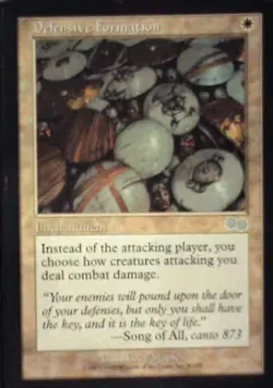 Defensive Formation - Urza's Saga: #9, Magic: The Gathering Nm R40 - Image 1
