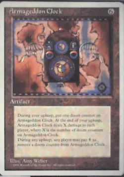 Armageddon Clock - Fourth Edition: #295, Magic: The Gathering Nm R39 - Image 1