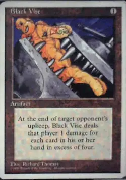 Black Vise - Fourth Edition: #299, Magic: The Gathering Nm R39 - Image 1