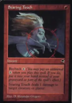 Searing Touch - Tempest: #201, Magic: The Gathering Lp R38 - Image 1