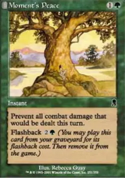 MTG Moment's Peace, Odyssey, Damaged, English - Image 1