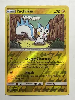 Pachirisu 49/156 Rev Reverse Holo SM Ultra Prism Pokemon - Image 1