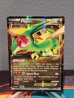 Flygon EX XY61 Black Star Promo Pokemon Card MP See Description - Image 1