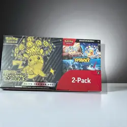 Pokemon TCG Scarlet &Violet Surging Sparks Elite Trainer box + Booster Bundle - Image 1