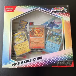 Pokemon TCG Scarlet & Violet Prismatic Evolutions Poster Collection Box - Image 1