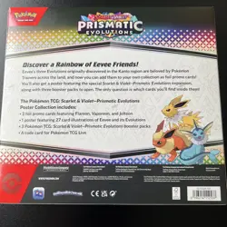 Pokemon TCG Scarlet & Violet Prismatic Evolutions Poster Collection Box - Image 2