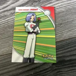 Topps Pokemon 2000 HV4 TEAM ROCKET JAMES Non Foil TV Animation Edition - Image 1