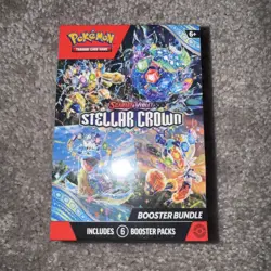 POKEMON TCG: SCARLET AND VIOLET - STELLAR CROWN BOOSTER BUNDLE (6 PACKS) - Image 1
