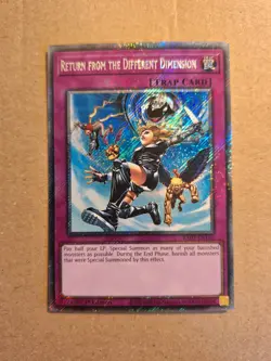 ☆ RA03-EN140 Return from the Different Dimension Platinum Secret Rare YuGiOh ☆ - Image 1