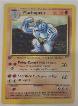 Pokemon TCG French 1st Edition Base Set Lot Of 7 Cards Mint to NM!! - Image 2