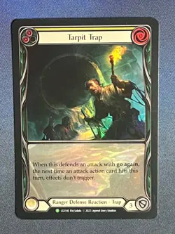 FAB LGS140 Tarpit Trap FOIL Promo Ranger Defense Reaction Flesh & Blood TCG - Image 1